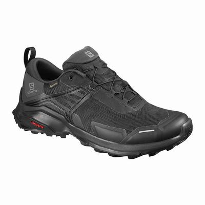 Férfi Salomon X RAISE GORE-TEX Túracipő SA0295314 Fekete